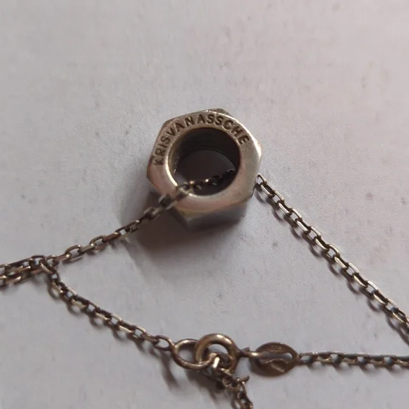 KrisVanAssche Bolt Sterling Silver Pendant and Necklace - Picture 6 of 7